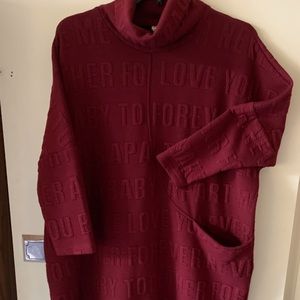 BUYKUD oversized/maternity dress/tunic